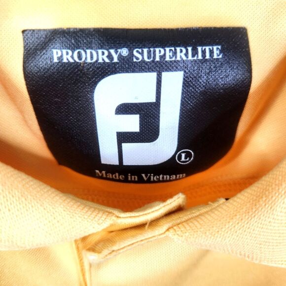 FootJoy Mens Prodry Superlite Short Sleeve Polo Shirt Size Large - Picture 4 of 6